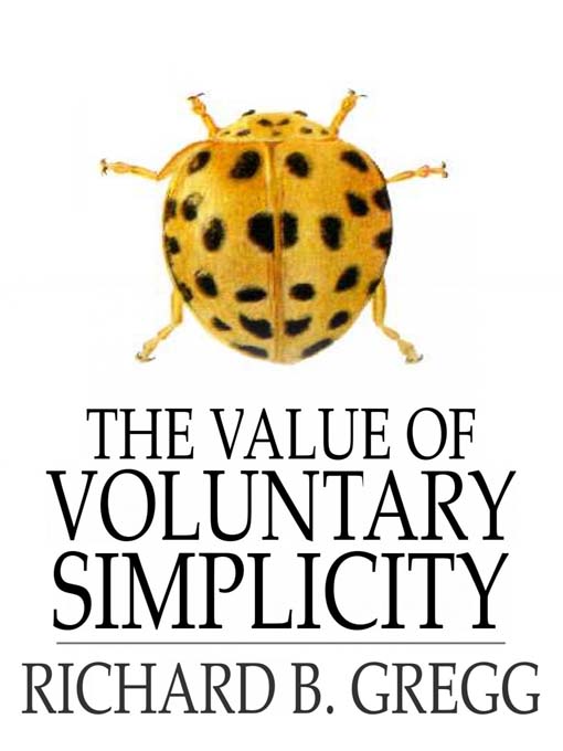 Cover image for The Value of Voluntary Simplicity